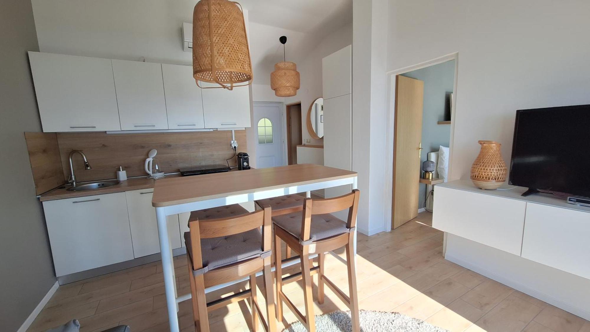 Ferienwohnung Mit 180° Meerblick Dobreć Exteriör bild